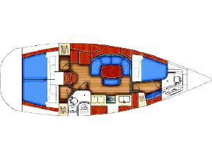 Book yachts online - sailboat - Oceanis 393 - C'alma - rent