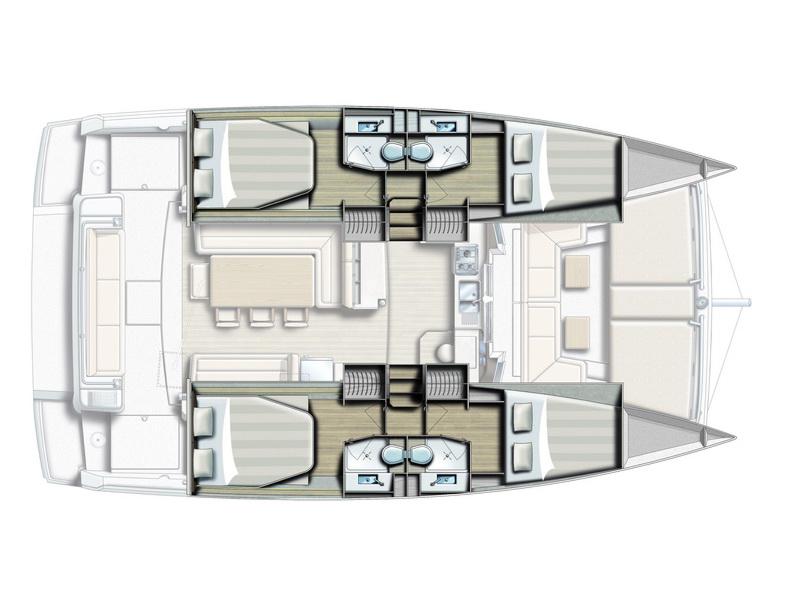 Book yachts online - catamaran - Bali 4.1 - Ocean Dream - rent