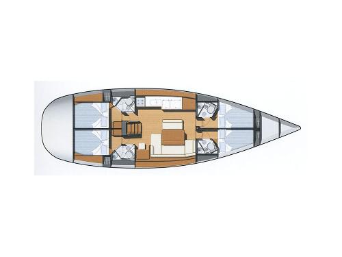 Book yachts online - sailboat - Sun Odyssey 49i - Madeline - rent