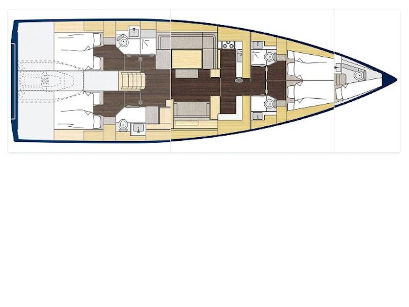 Book yachts online - sailboat - Bavaria C57 Style - Elli - rent