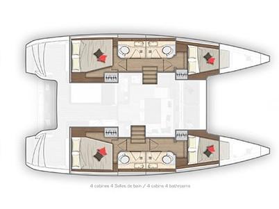 Book yachts online - catamaran - Lagoon 40 - Venus  - rent