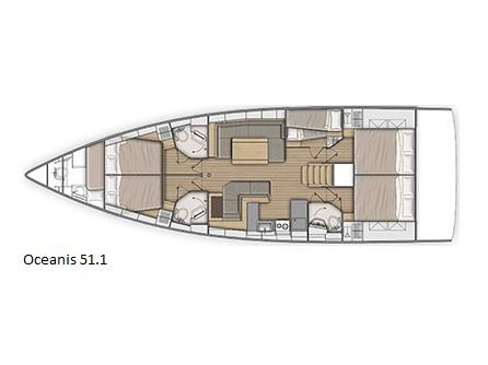 Book yachts online - sailboat - Oceanis 51.1 - One Piece - rent