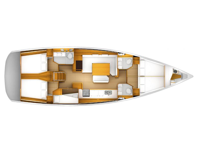 Book yachts online - sailboat - Sun Odyssey 519 - Mamiwata II  - rent