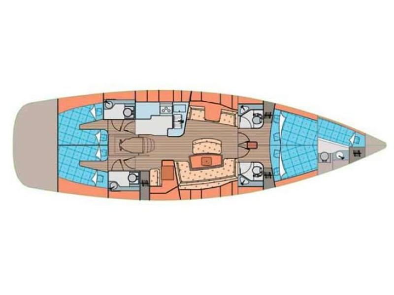 Book yachts online - sailboat - Elan Impression 514 - Cesarica III - rent