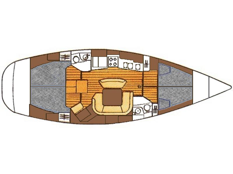 Book yachts online - sailboat - Sun Odyssey 45.2 - GOLF 2 - rent