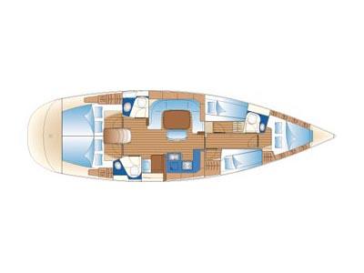 Book yachts online - sailboat - Bavaria 49 - EAGLE - rent