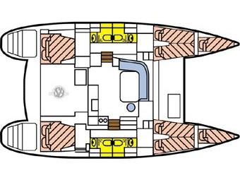 Book yachts online - catamaran - Lagoon 400 S2 - Gioia - rent