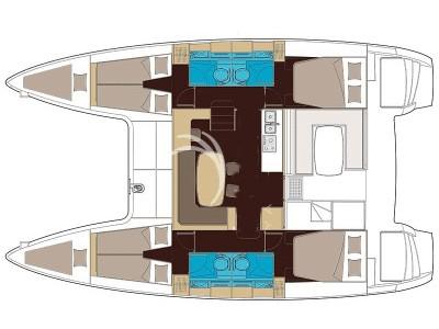 Book yachts online - catamaran - Lagoon 40 - MIRANDA - rent