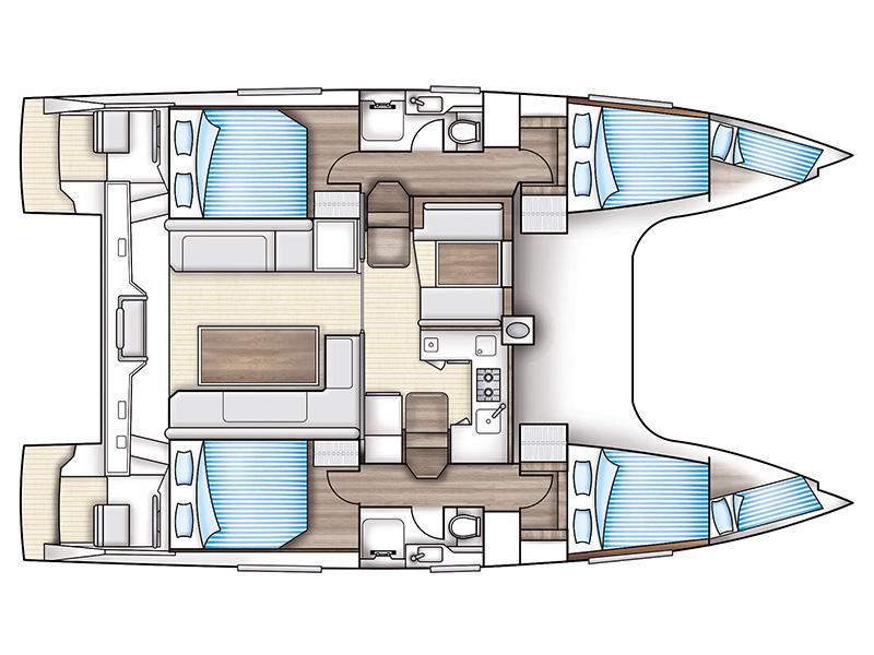 Book yachts online - catamaran - Nautitech Open 40 - Midas - rent