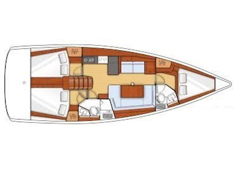 Book yachts online - sailboat - Oceanis 41 - Sea Lion - rent