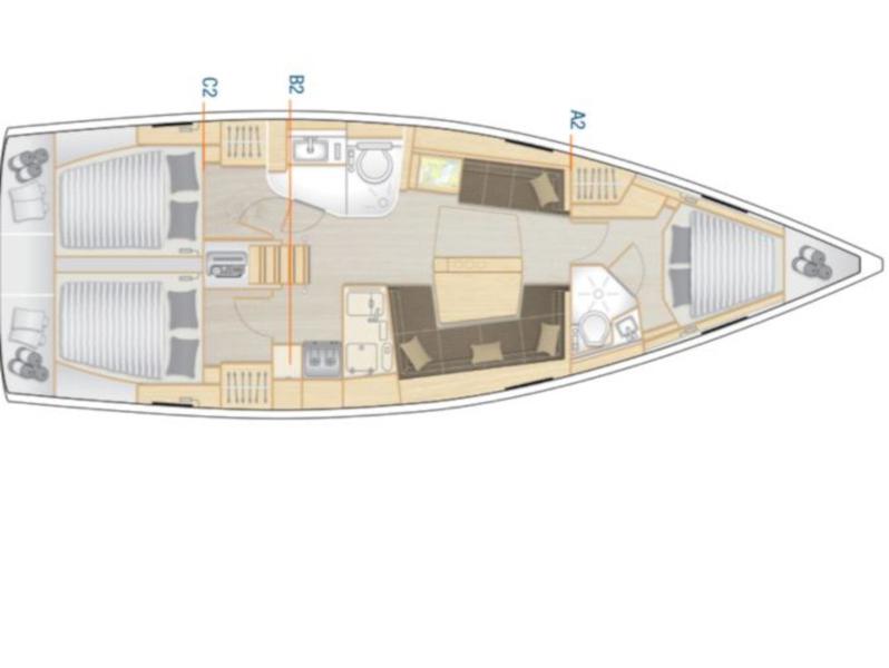 Book yachts online - sailboat - Hanse 418 - Aloisia - rent