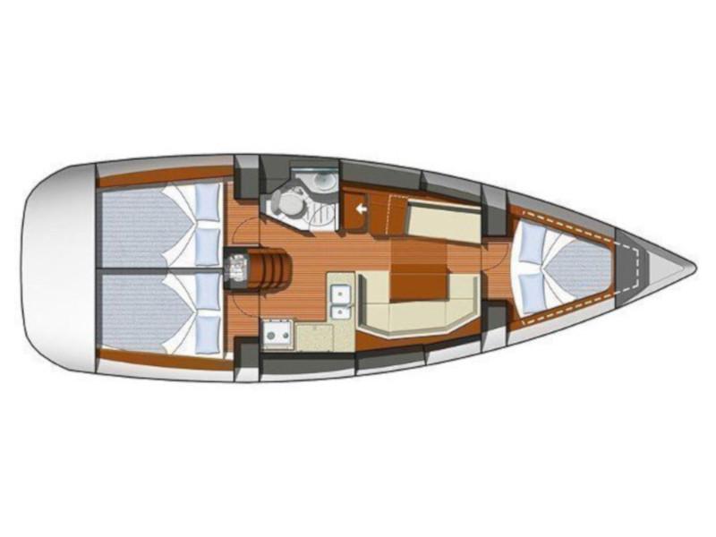 Book yachts online - sailboat - Sun Odyssey 36i REFIT 2019 - PINK DIAMOND P.c - rent