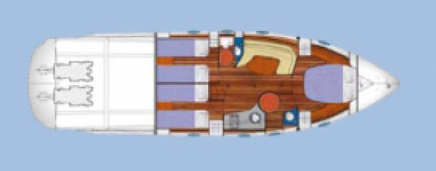 Book yachts online - motorboat - Blu Martin 46 HT - Eden Sea - rent