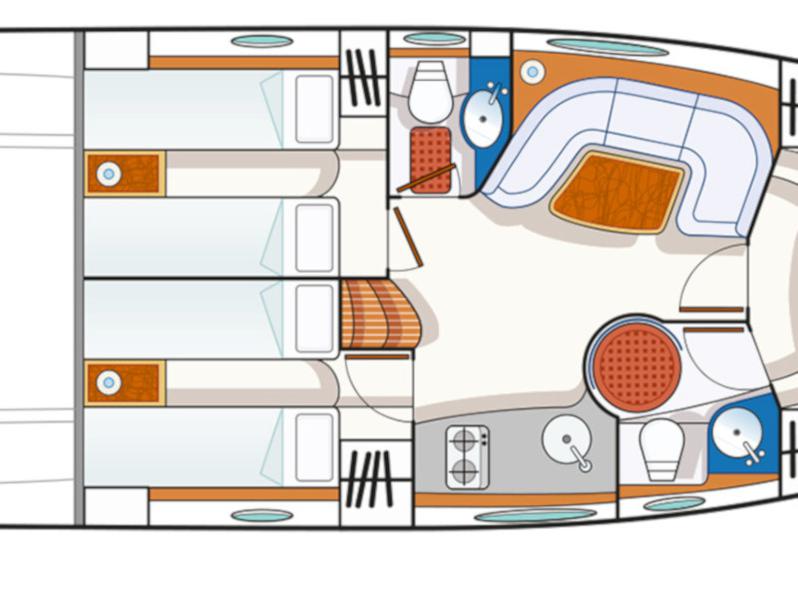 Book yachts online - motorboat - Blu Martin 46 ST - Gilda - rent