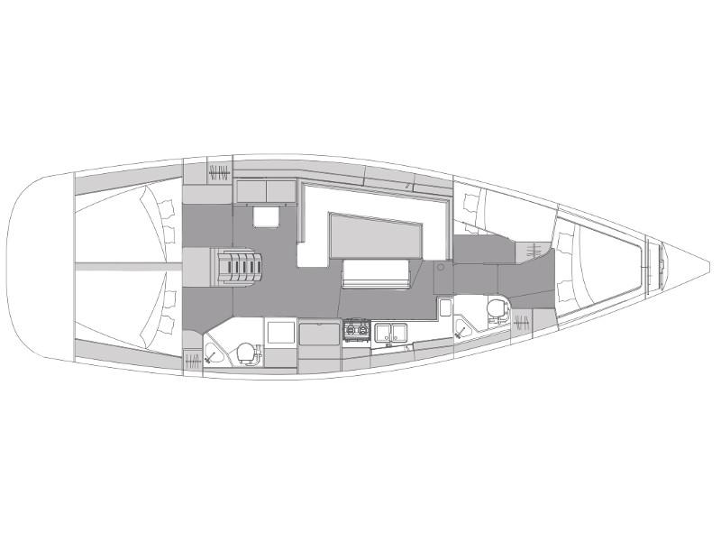 Book yachts online - sailboat - Elan Impression 45.1 - TOP GUN new 2020 - rent