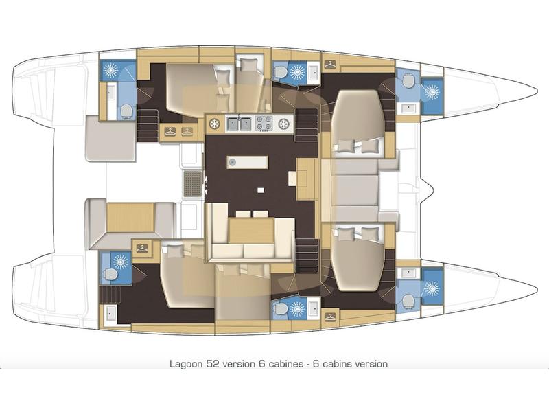 Book yachts online - catamaran - Lagoon 52F - Neptuno  - rent