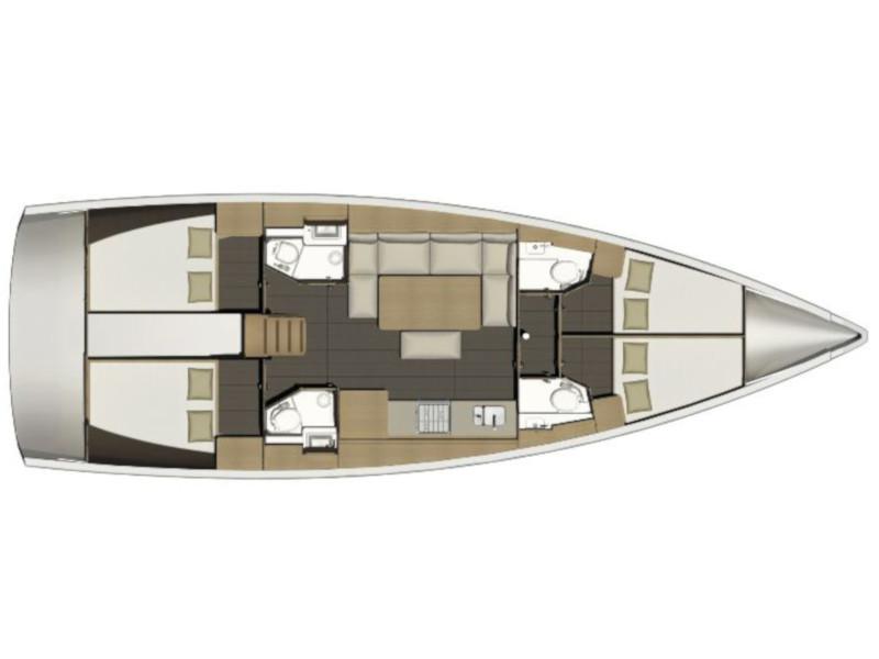 Book yachts online - sailboat - Dufour 460 Grand Large - Millennium Falcon - rent