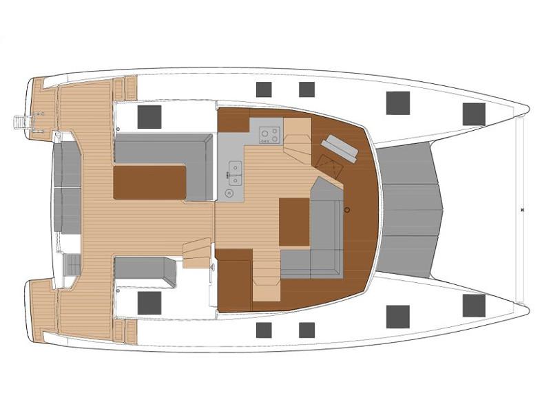 Book yachts online - catamaran - Fountaine Pajot Lucia 40 - Kit-Cat - rent