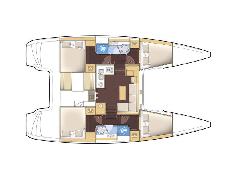 Book yachts online - catamaran - Lagoon 39 - Daniela - rent