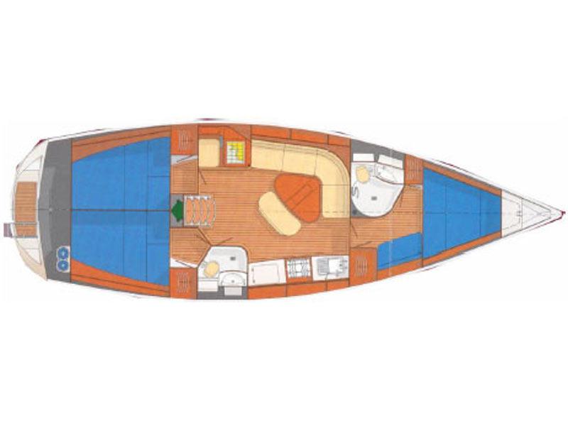 Book yachts online - sailboat - Delphia 40 - Nevette - rent