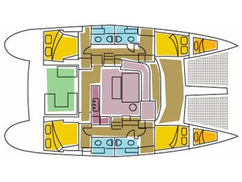 Book yachts online - catamaran - Lagoon 440 - Apollo - rent