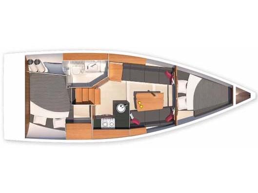 Book yachts online - sailboat - Hanse 315 - H315-3 - rent