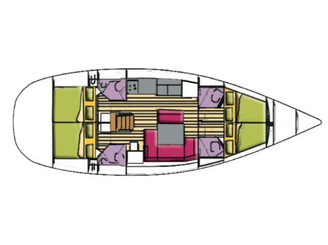 Book yachts online - sailboat - Sun Odyssey 49i - Eudora (GND) - rent