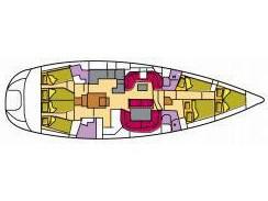 Book yachts online - sailboat - Sun Odyssey 54 DS - Cassiopea II - rent