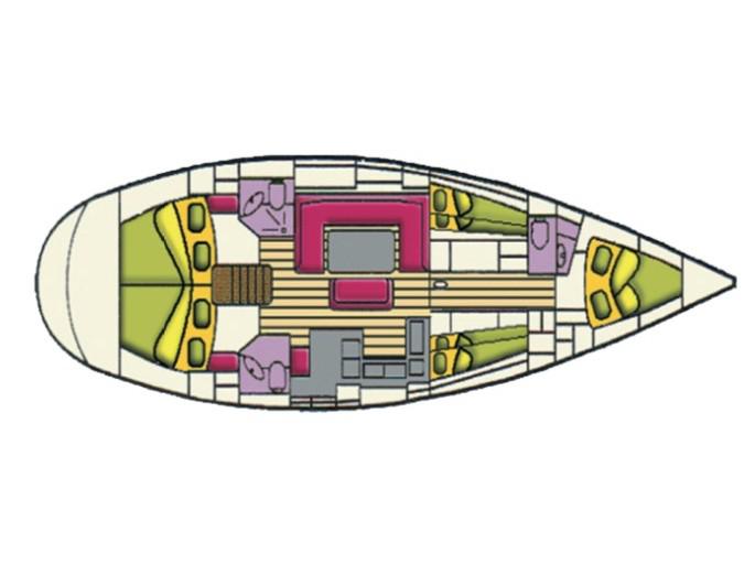 Book yachts online - sailboat - Bavaria 50 Cr - Sirius (PMI) - rent