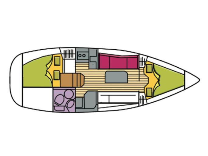 Book yachts online - sailboat - Bavaria 31 Cruiser - Maya - rent