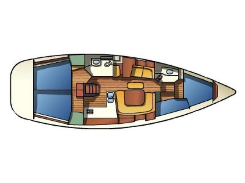 Book yachts online - sailboat - Sun Odyssey 43 - Echo - rent