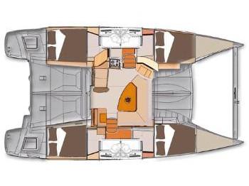 Book yachts online - catamaran - Helia 44 - Fleur de sel - rent