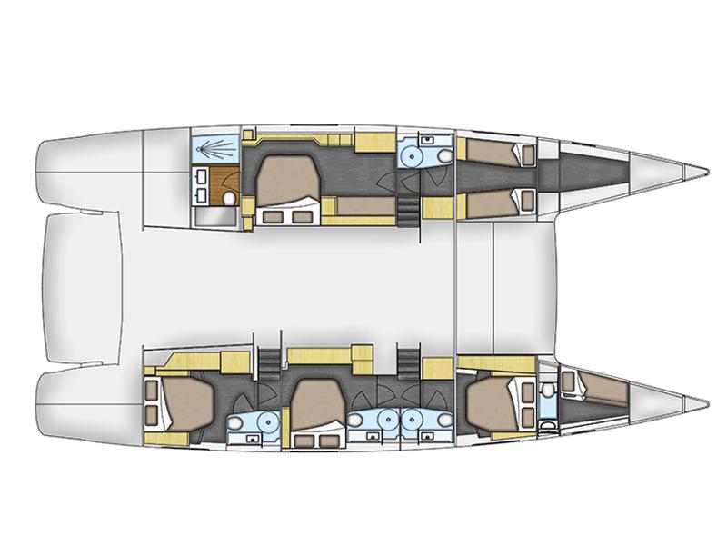 Book yachts online - catamaran - Victoria 67 - Wonderfull - rent