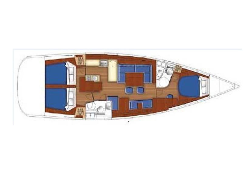 Book yachts online - sailboat - Beneteau 49 - Fix You - rent