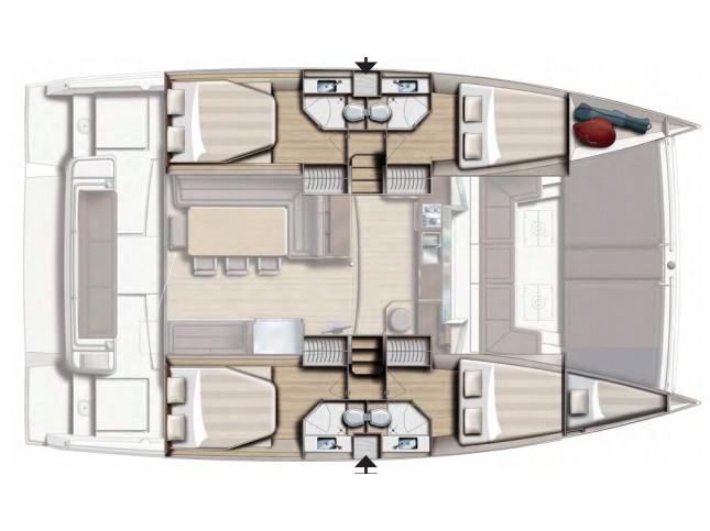 Book yachts online - catamaran - Bali 4.3  Shadow Line - Shadow Line - rent