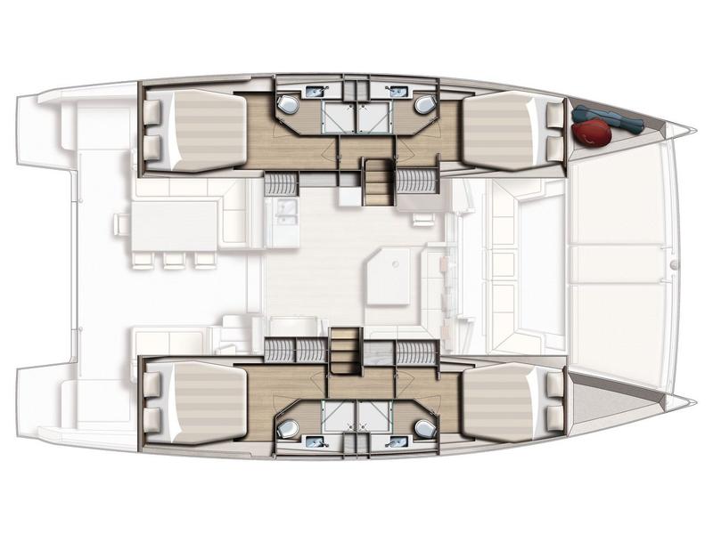 Book yachts online - catamaran - Bali 4.5 Capo d'Orlando Liberty - Liberty - rent