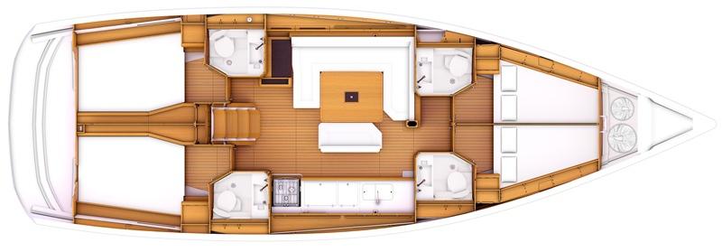 Book yachts online - sailboat - Sun Odyssey 479 - Capricorn - rent