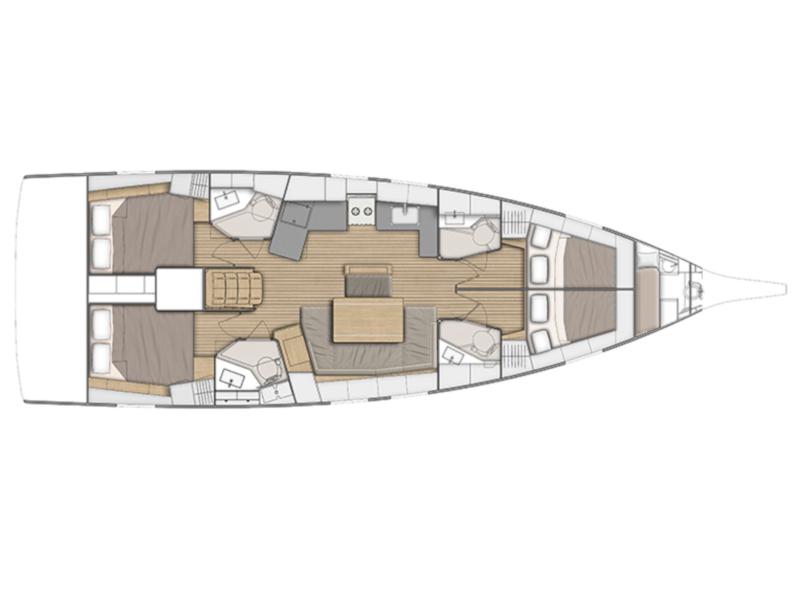 Book yachts online - sailboat - Beneteau 46.1 - Infinity - rent