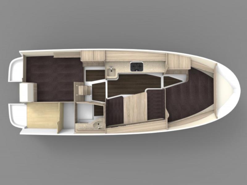 Book yachts online - motorboat - Nexus Revo 870 Prestige +/1cab - SOL - rent