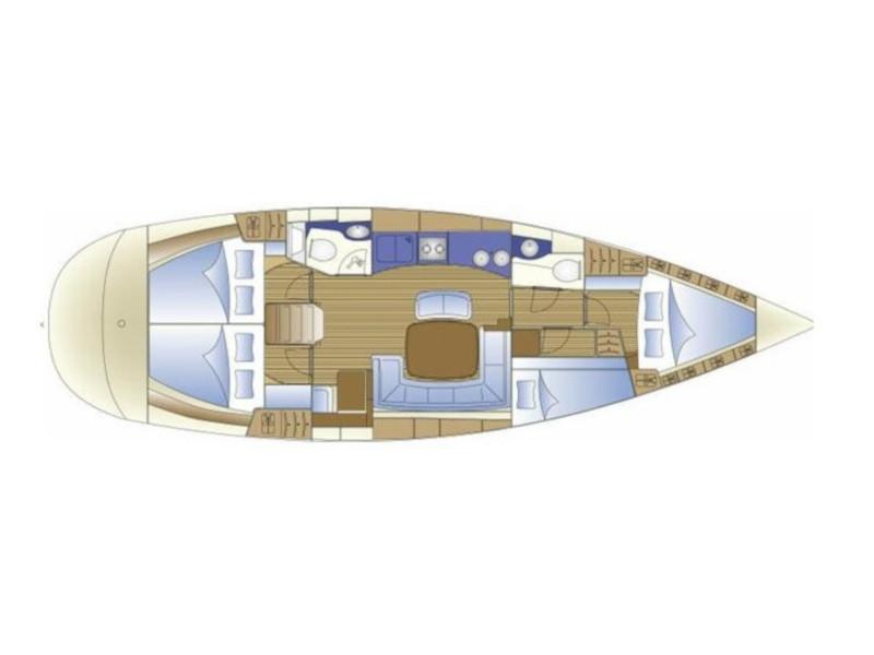 Book yachts online - sailboat - Bavaria 44 - Flipper I - rent
