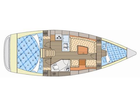 Book yachts online - sailboat - Elan 344 - LUNA  - rent