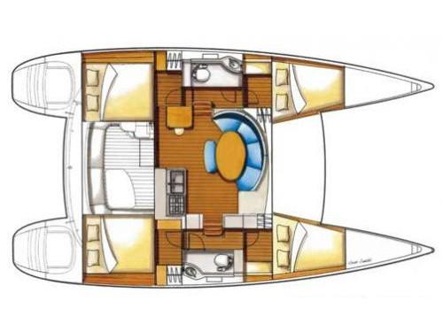 Book yachts online - catamaran - Lagoon 380 S2 (4+2 cab) - RELAX - rent