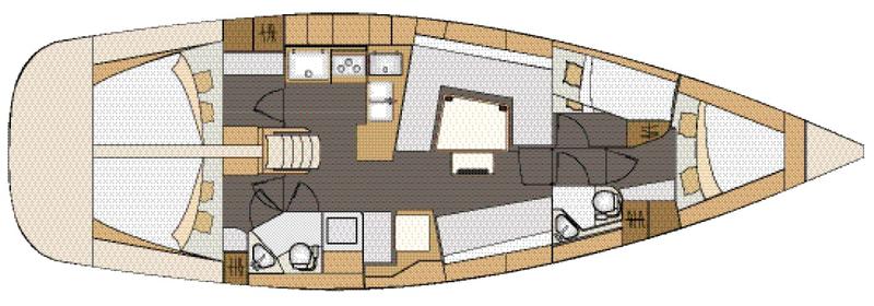 Book yachts online - sailboat - Elan 45 Impression - TWILIGHT  - rent