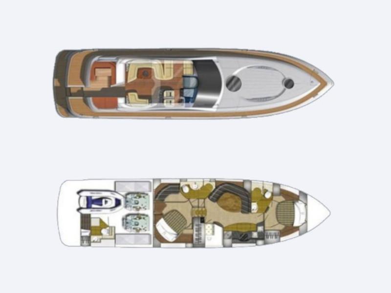 Book yachts online - motorboat - Fairline Targa 62 - Duje I - rent