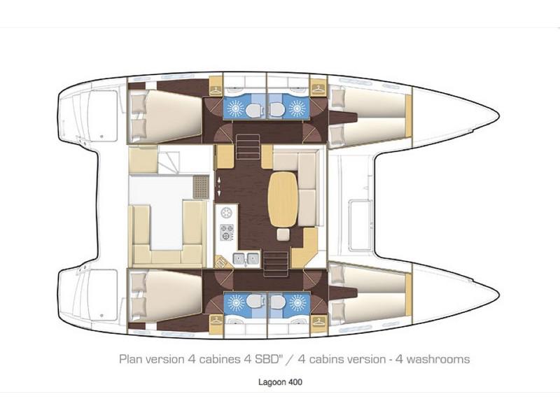 Book yachts online - catamaran - Lagoon 400Lagoon 400 - Meropi - rent