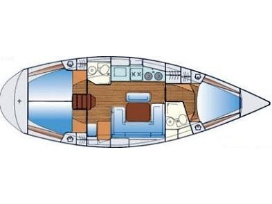 Book yachts online - sailboat - Bavaria 38 - Arcturos - rent