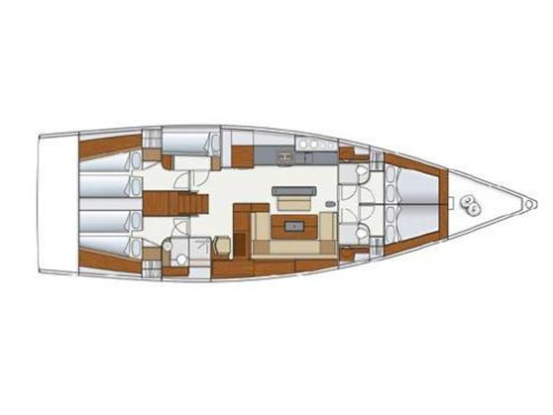 Book yachts online - sailboat - Hanse 575 - Maggie - rent