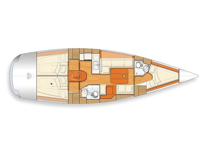 Book yachts online - sailboat - Salona 42 - Ramande - rent