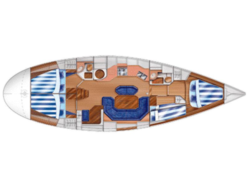 Book yachts online - sailboat - Dufour 454 Classic - Star Light - rent