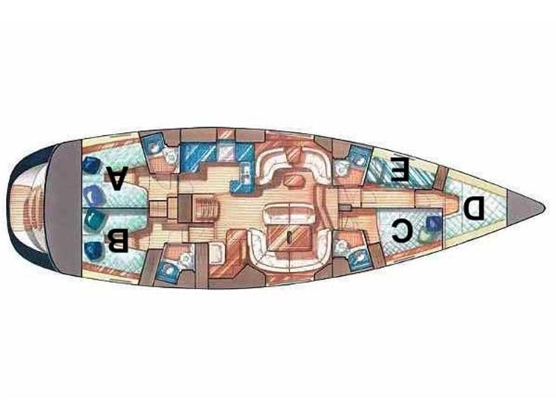 Book yachts online - sailboat - Sun Odyssey 54DS - Felicita - rent